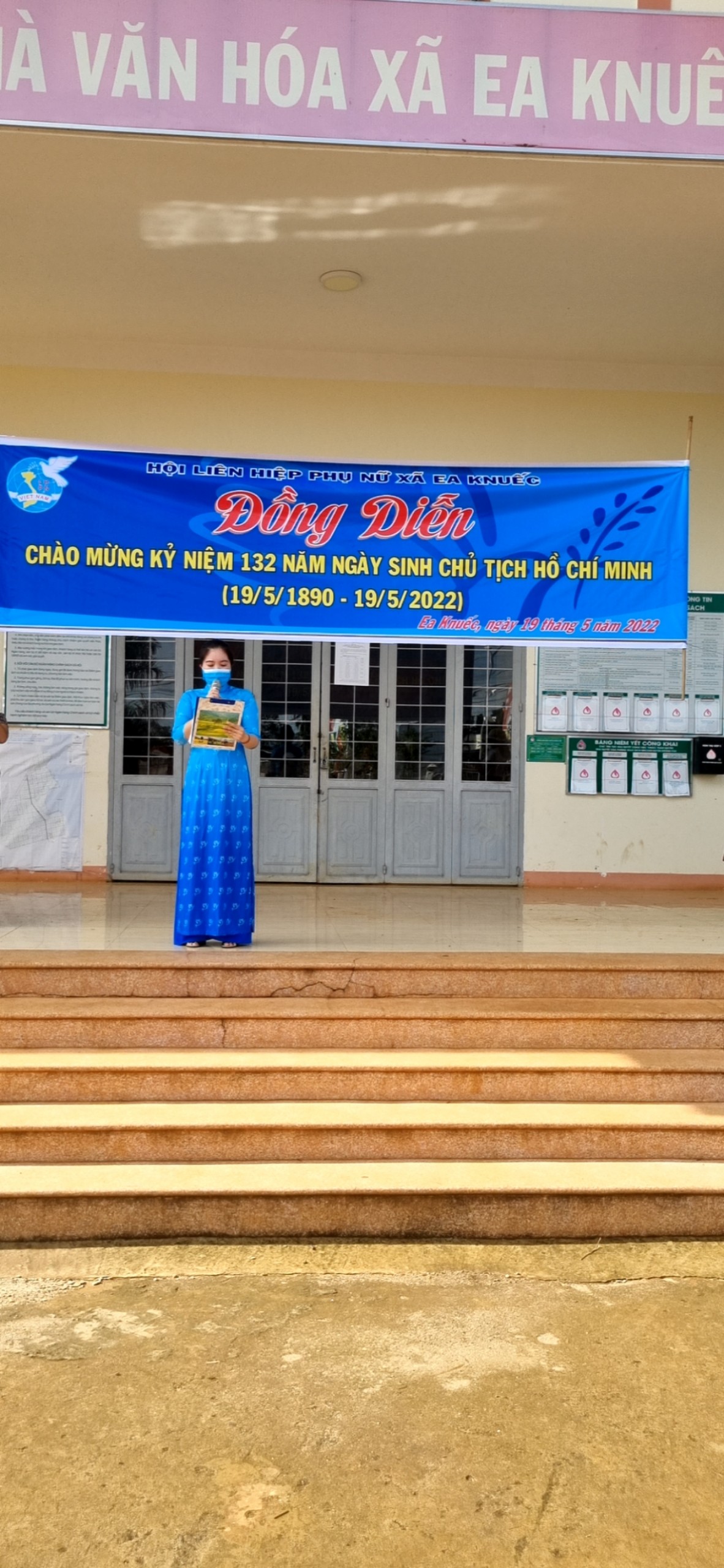 Hội Liên Hiệp Phụ Nữ Xã Ea Knuếc Tổ Chức Đồng Diễn Dân Vũ kỷ niệm 132 năm ngày sinh Chủ tịch Hồ Chí Minh (19/5/1890 -19/5/2022)